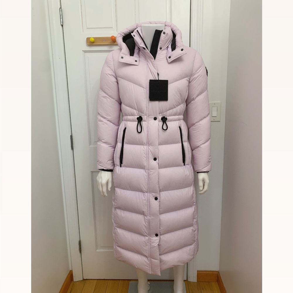 Moose Knuckles Women’s Lightweight Parka Coat Belle Cote Lilac - Picture 5 of 10